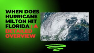 when does hurricane milton hit florida