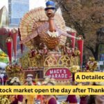 is the stock market open the day after thanksgiving